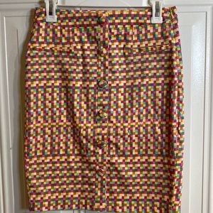 Retro pencil skirt.